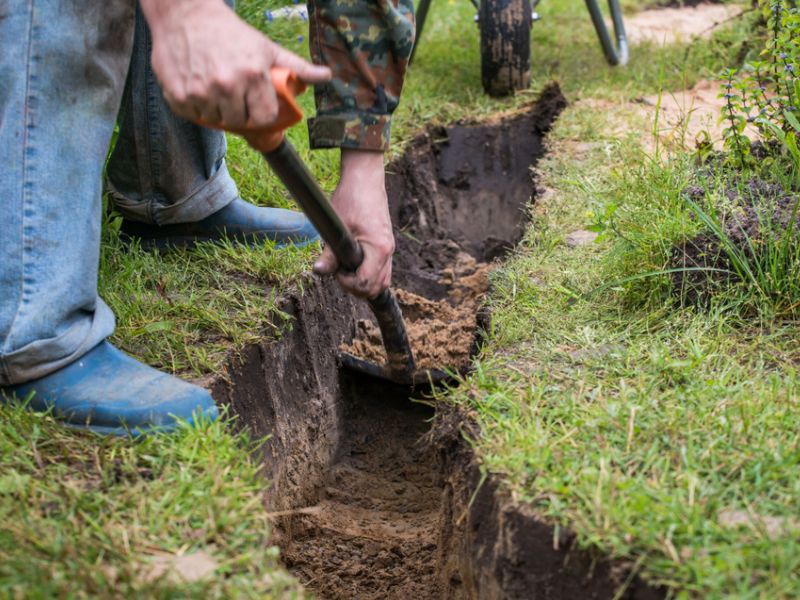 Landscape Drainage in West Loudoun, VA<br />
